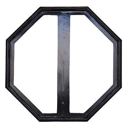 サインポ−ル Decorative Stop Sign Post -FR30OCT - Capital StreetScapes