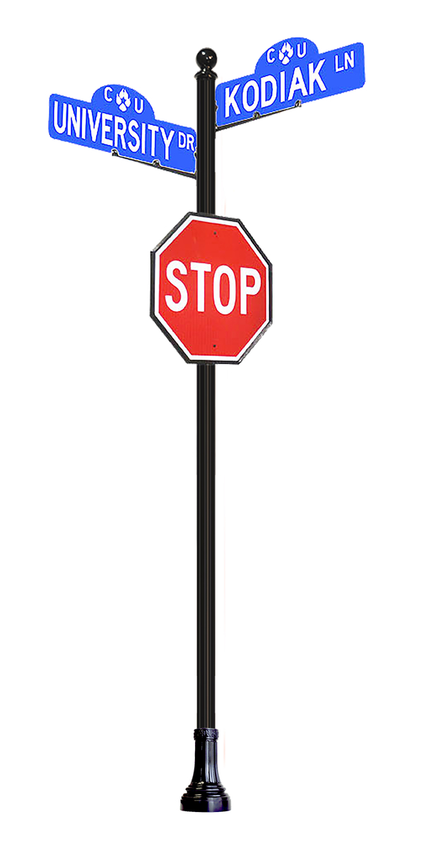 Decorative Street Sign Post Example - 4C Decorative Street Sign Post