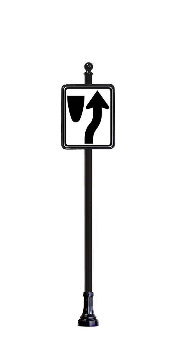 Decorative Traffic Sign Example - 4C2 Decorative Traffic Sign