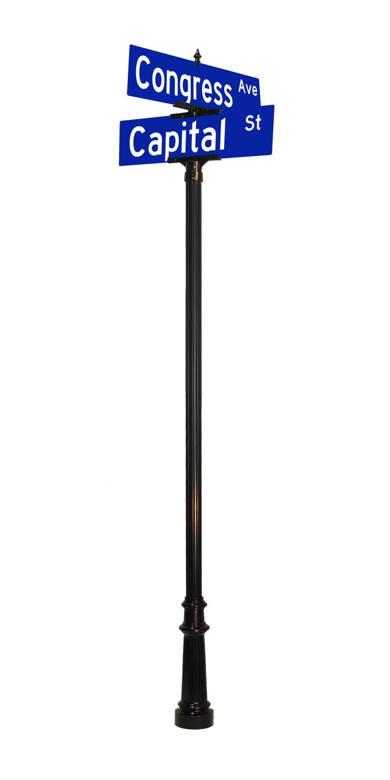 3 Decorative Street Sign Posts Capital Streetscapes