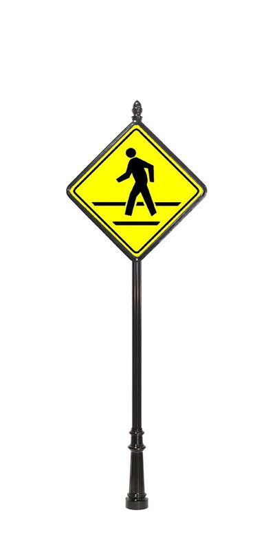 pedestrian crossing sign example