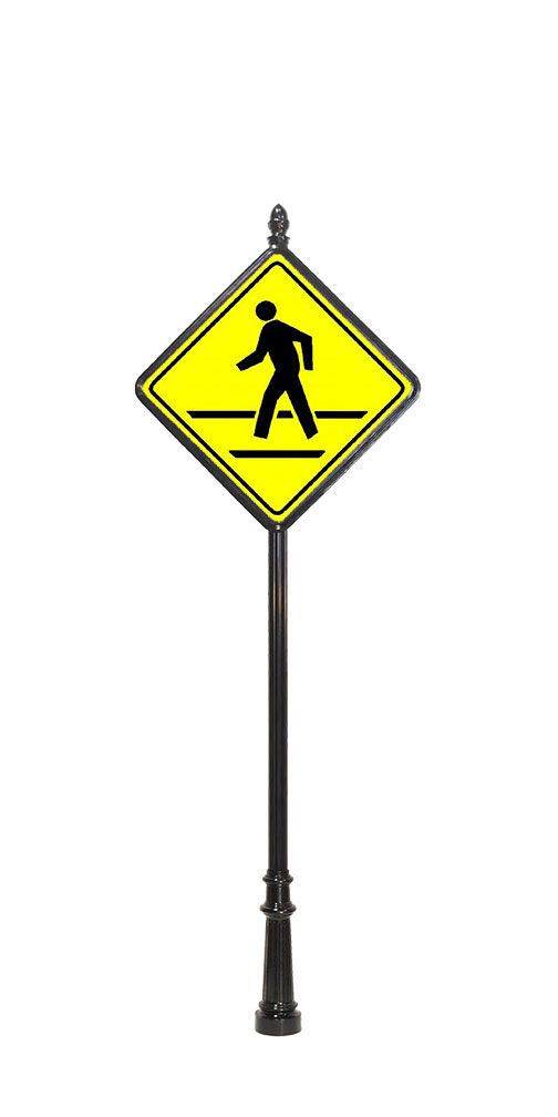 pedestrian crossing sign example
