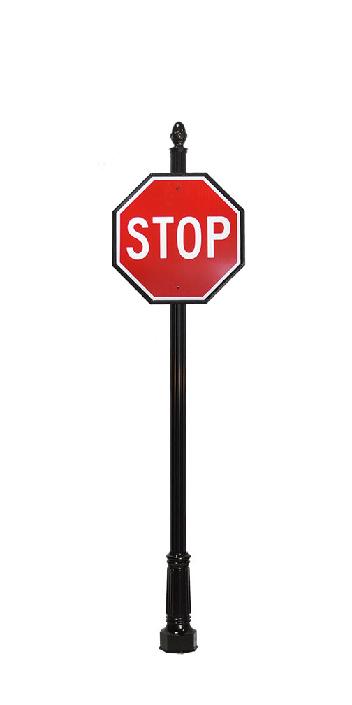 Decorative Stop Sign 4A2 Capital StreetScapes