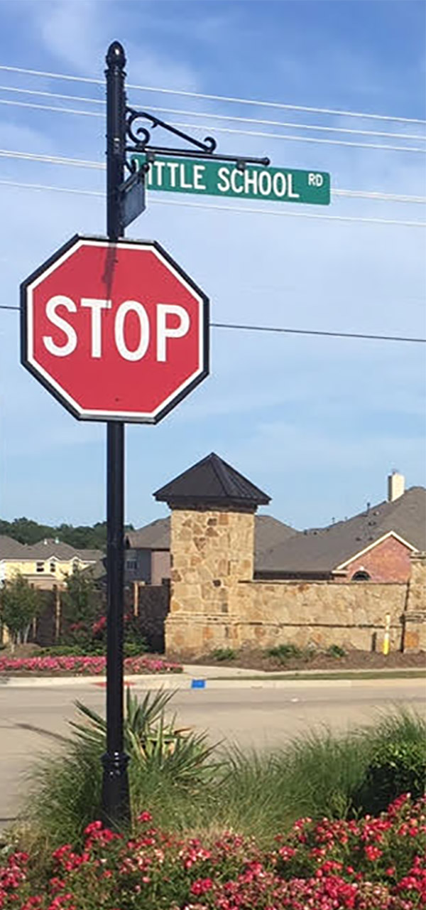decorative neighborhood street sign Kennedale Neighborhood Street Signs.jpg