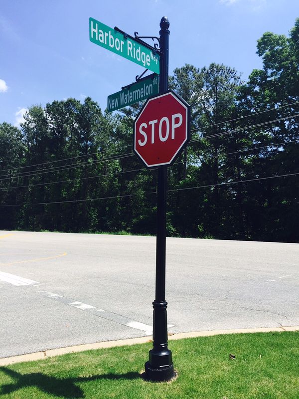 Harbor Ridge Decorative Stop Sign