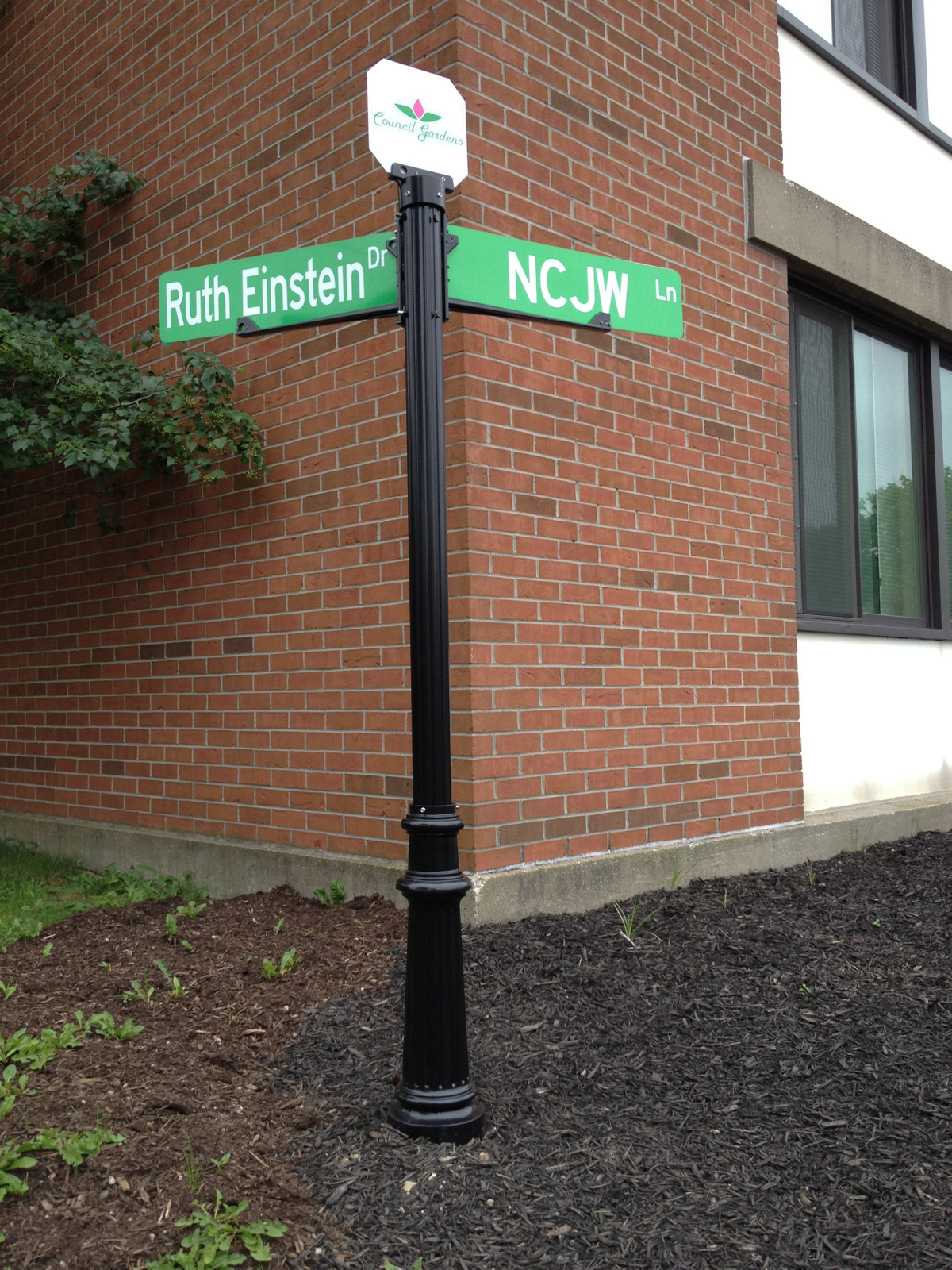 Council Gardens Decorative Street Sign Council Gardens Ornamental Street Sign