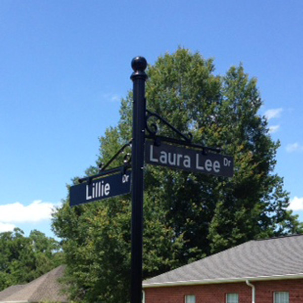 Decorative neighborhood Street Sign Neighborhood Street Sign