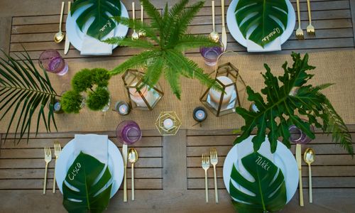 Outdoor Party Tablescape