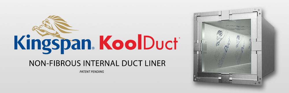 Kingspan KoolDuct Insulated Lining Fiber Free Insulated Duct Lining with KoolDuct