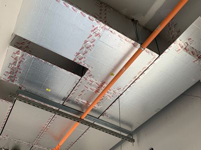 Non Metal Ductwork Installation
