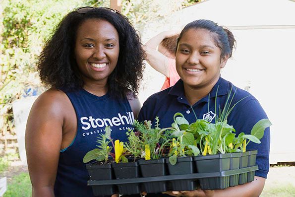 2018-09-27 STH Ladies with Seedlings