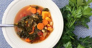 White Bean & Kale Soup Vegetarian