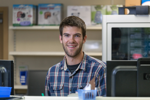 Pharmacist David Blossom