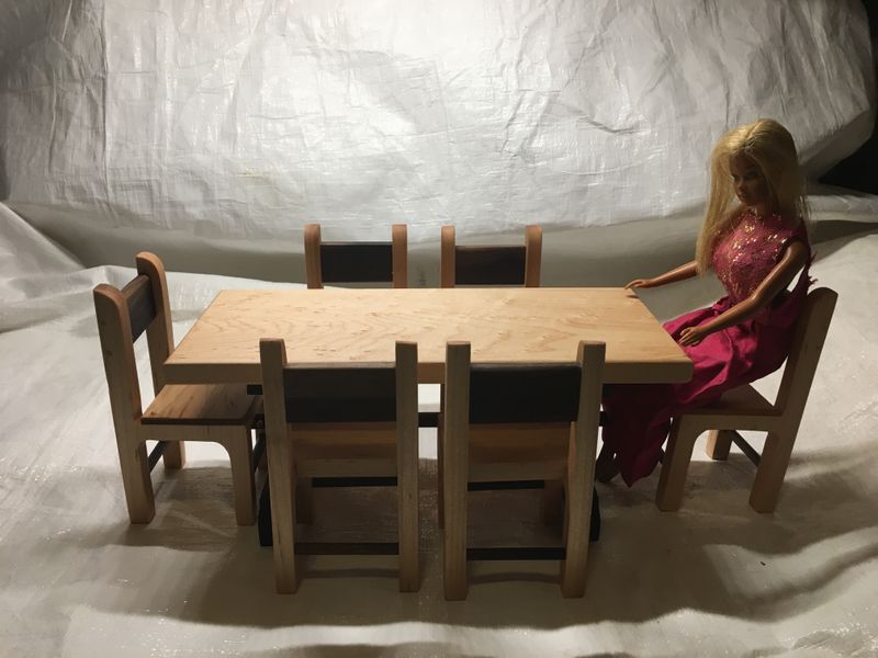 Barbie Doll Table and chairs