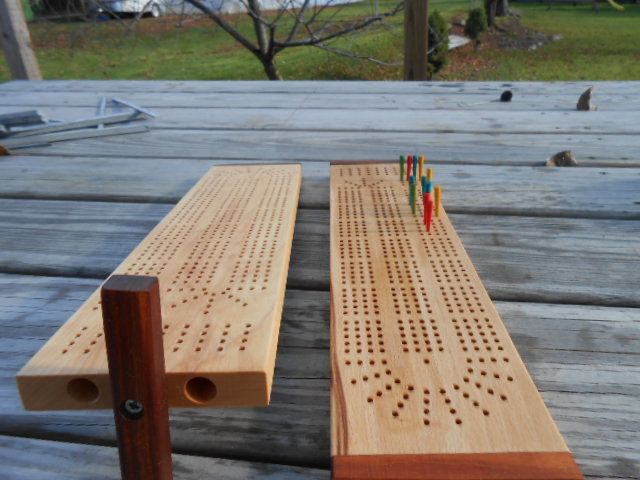 4 person Cribbage Board