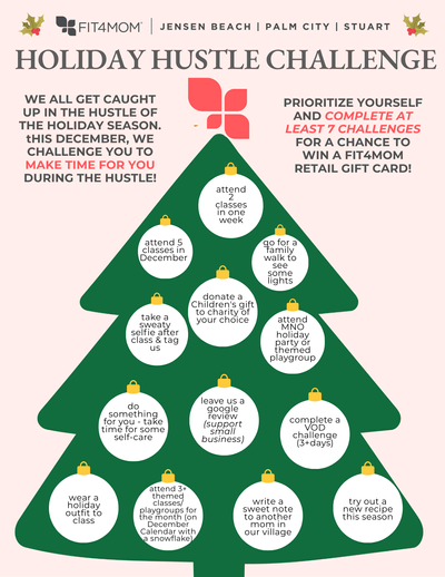 Holiday hustle challenge