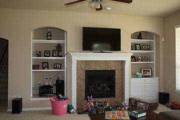 BEFORE Fireplace Storage