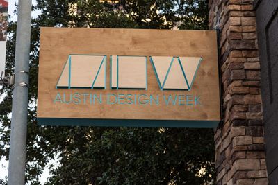 Wooden ADW sign