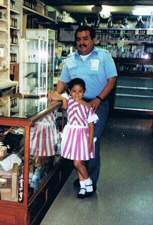 Victor C. Ortiz & daughter Alejandra Ortiz – 1988