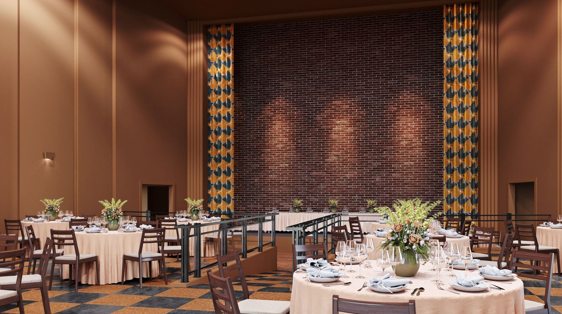 Seating area at Mainzer's theatre in downtown Merced | Restaurant, Music Venue, and Movie Theater Seating area at Mainzer's theatre | Restaurant, Music Venue, Private Event Venue, and Movie Theater