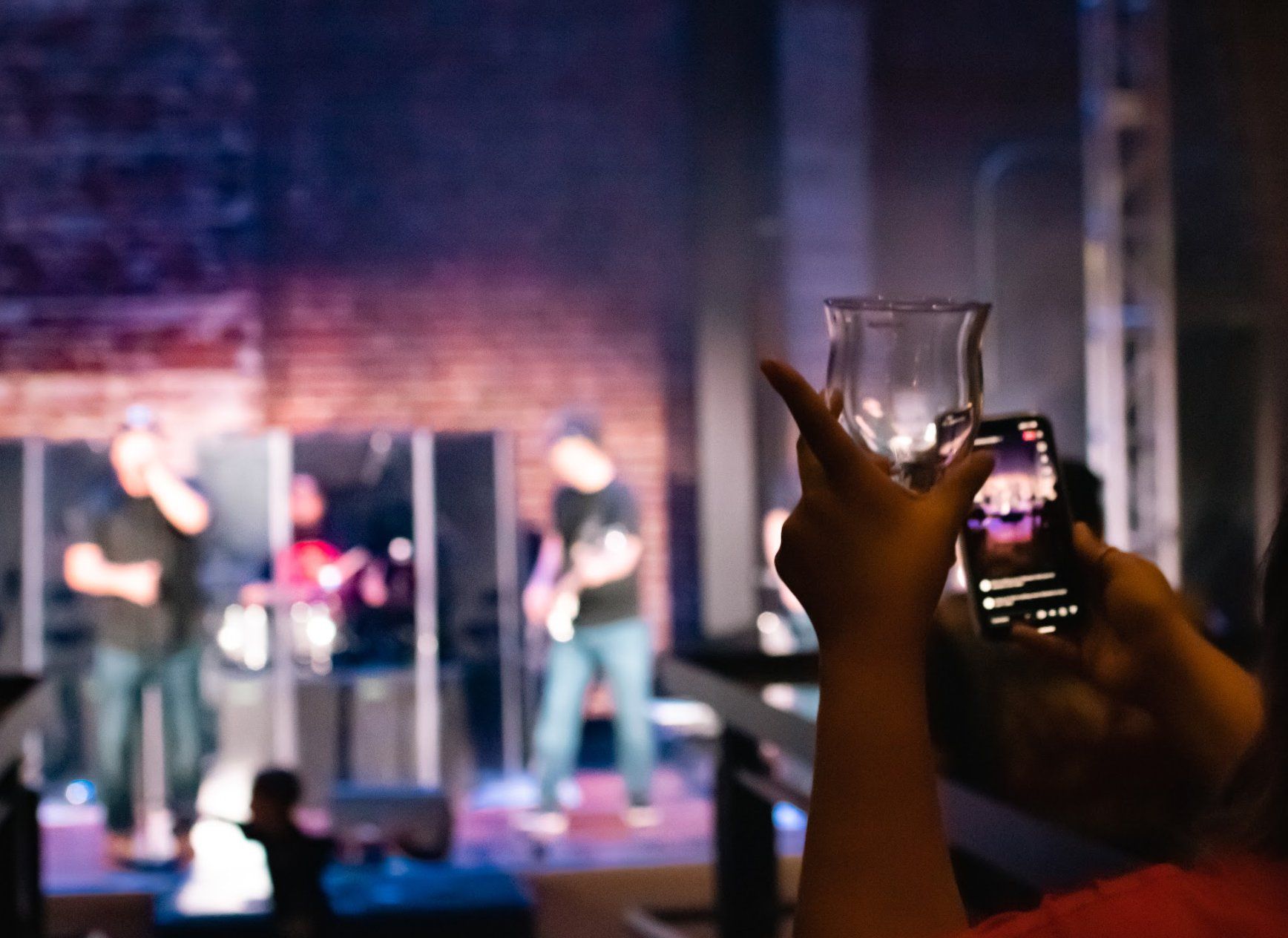 On tap beer wall and dining room seating at Mainzer in Downtown Merced, a Restaurant, Music Venue, and Movie Theater Live Local Band at Mainzer