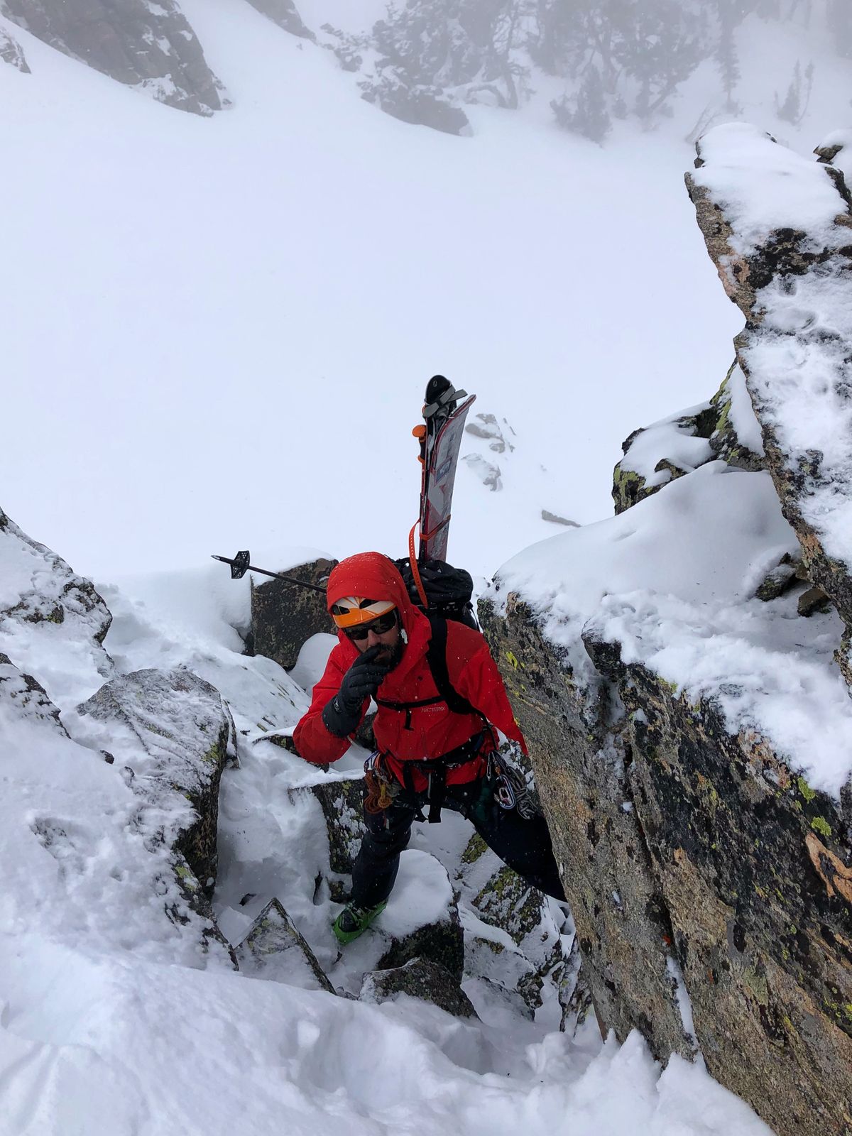 A little climbing during ski season