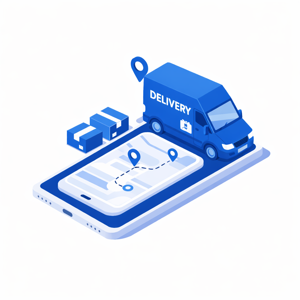 Mobile Delivery Icon