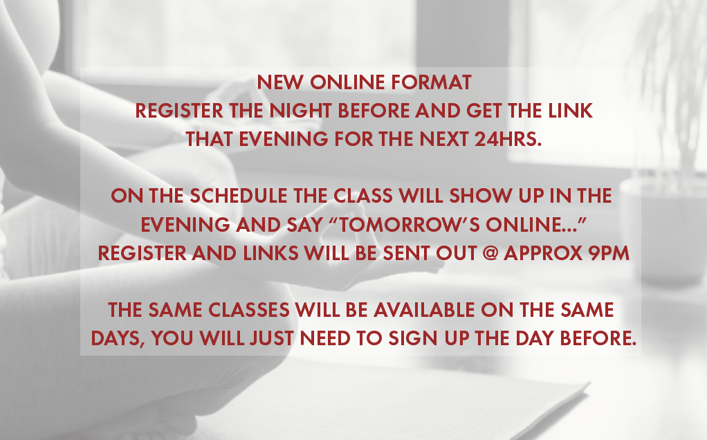 New Way to Register for Online Classes