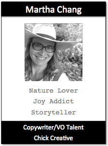 Martha Merriell Chang, copywriter, VO talent, blues singer, Chick Creative Martha.png