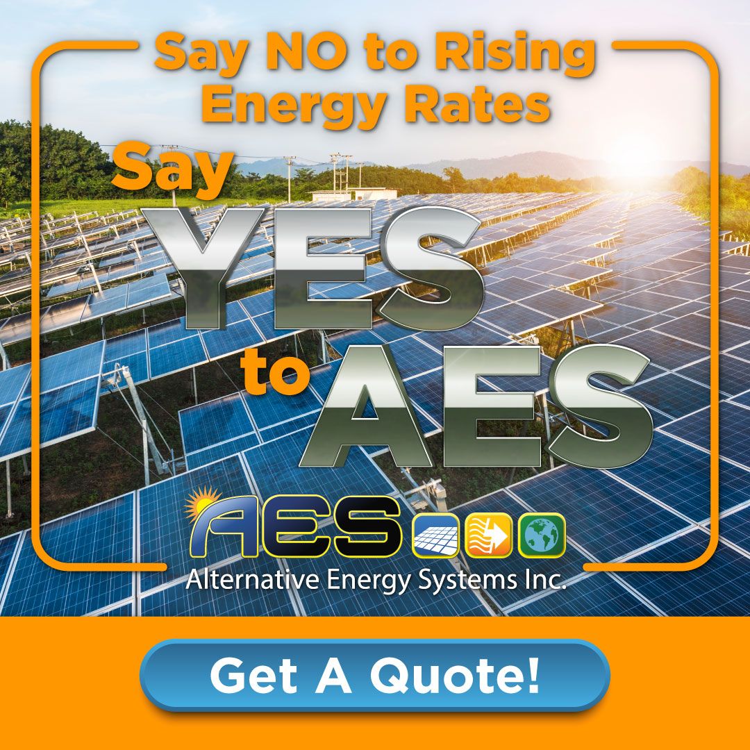 Say YES to AES Say NO to rising energy rates