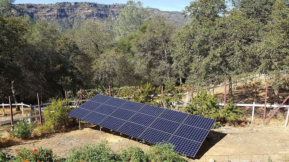 Ground Mounted Solar Panel System