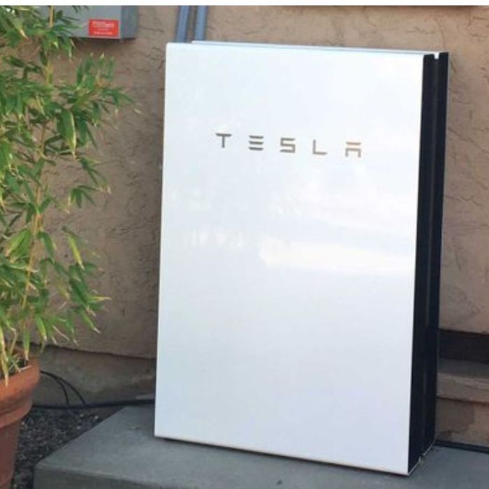 Tesla brand solar battery storage