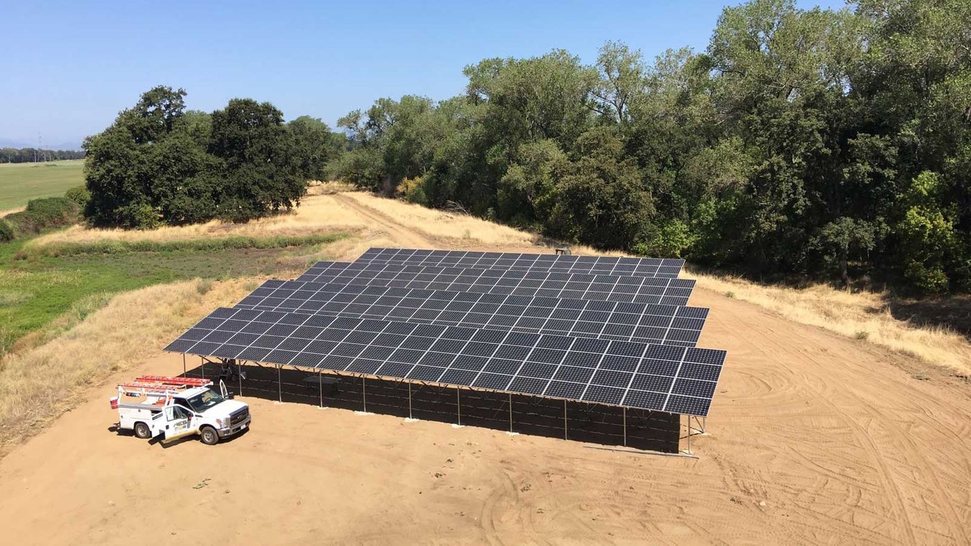 Commercial Solar Panel Installation Anderson, California