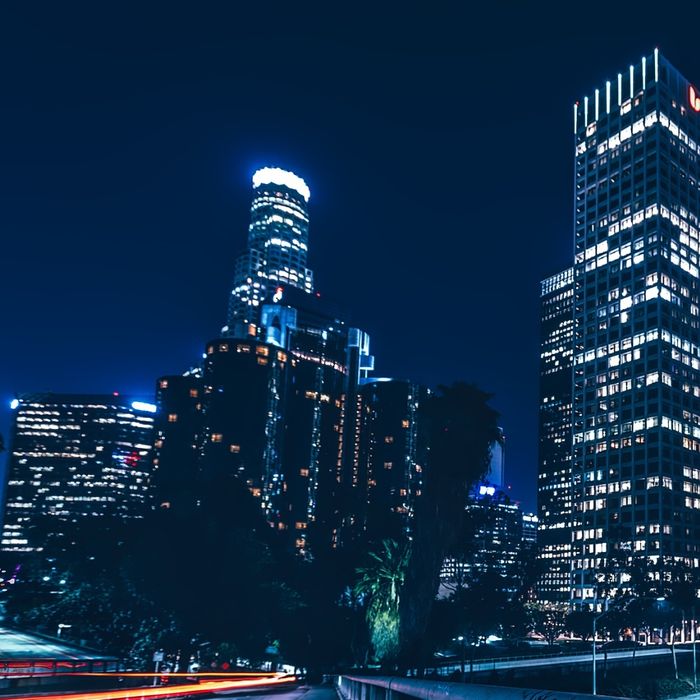 California skyline at night