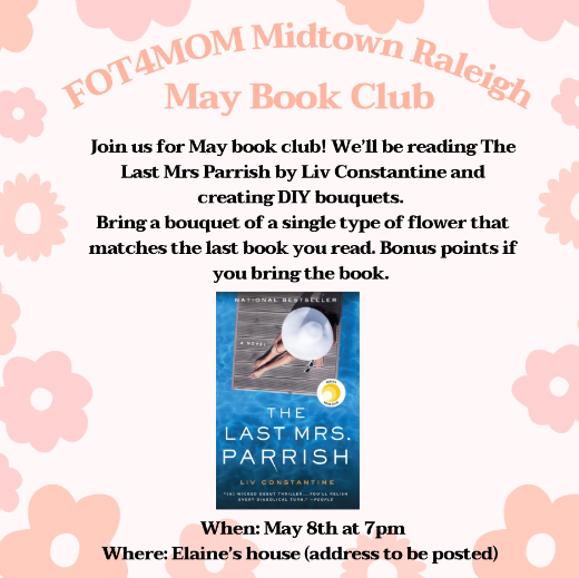 May Flowers Book Club  with FIT4MOM