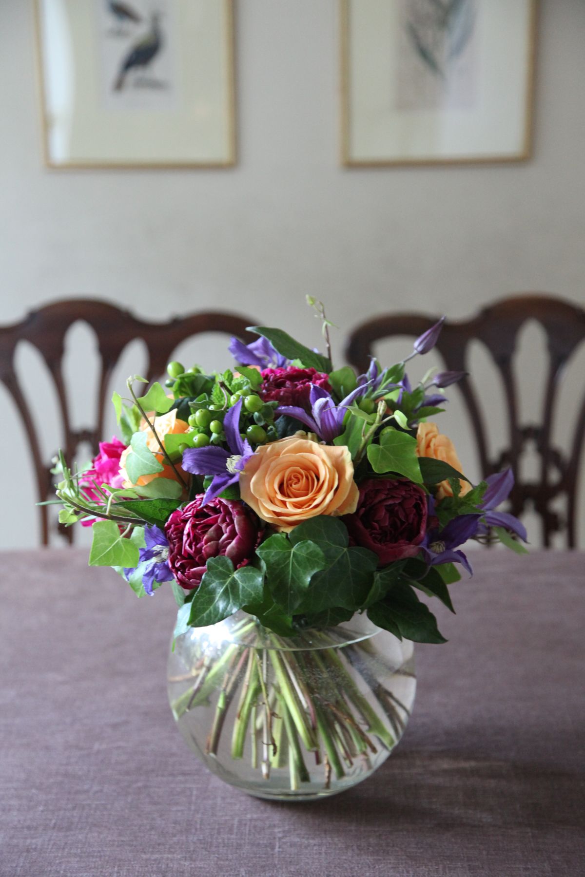 rose & peony bouquet