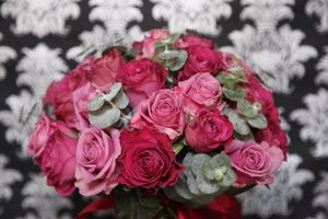 Mauve Rose Bouquet