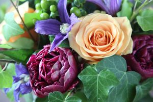 rose & peony arrangement