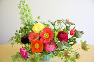 poppy arrangement