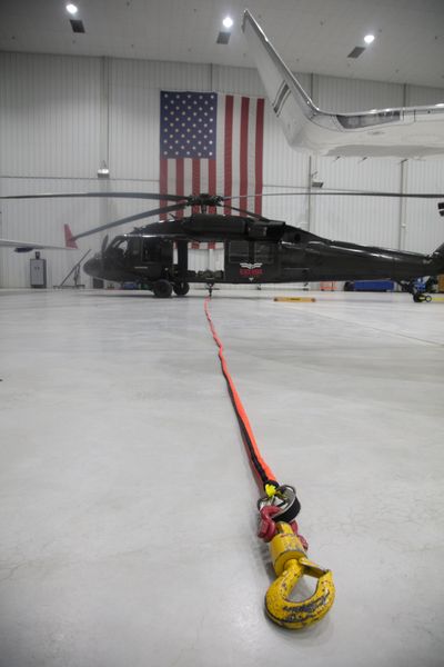 black hawk sikorsky uh-60a aerial crane helicopter lifting services