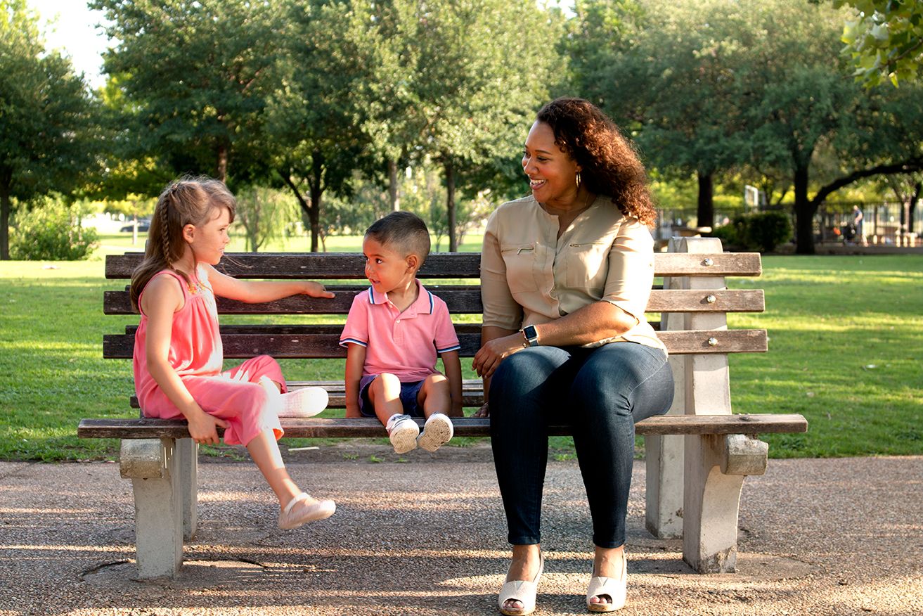 CASA Volunteer and Kids.jpg