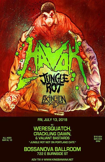 HAVOK + JUNGLE ROT 2018