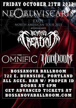 NE OBLIVISCARIS, BEYOND CREATION in PDX