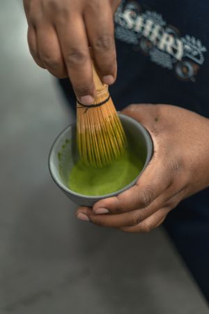 Making Matcha at Dashery in Hotel Revival