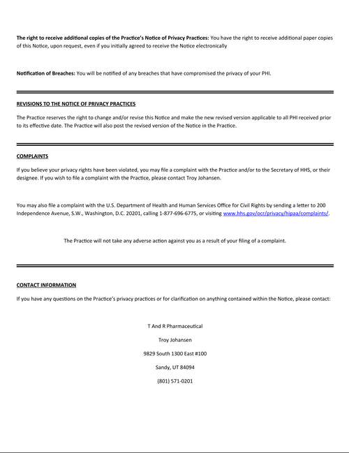 Notice of Privacy Practices page 4