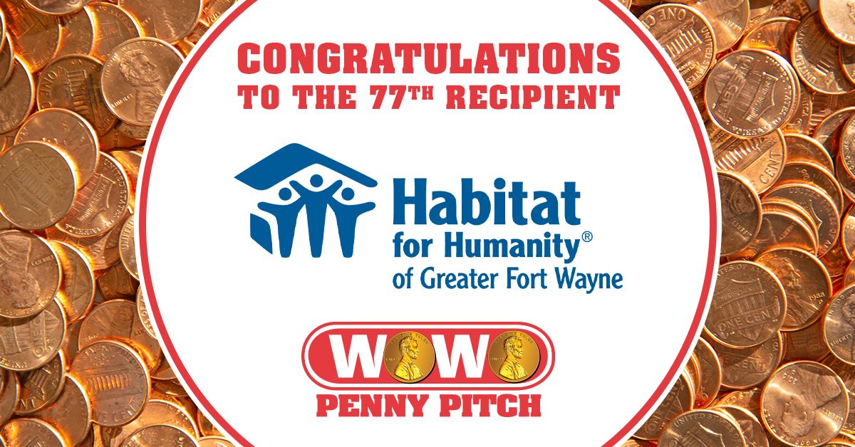 Supporting WOWO's Penny Pitch