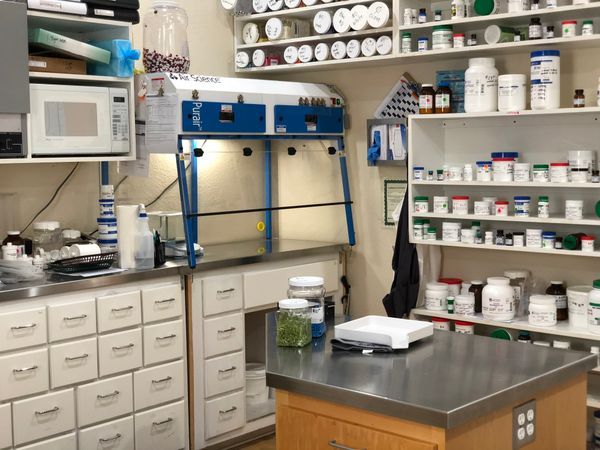 Vintage Drug Compounding Laboratory