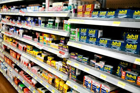 Shelves of Over the Counter Medication