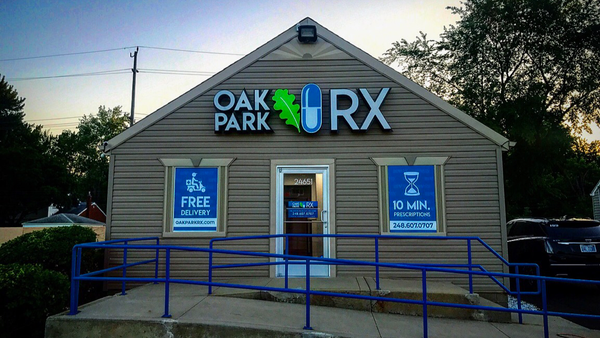 Oak Park Rx exterior shot