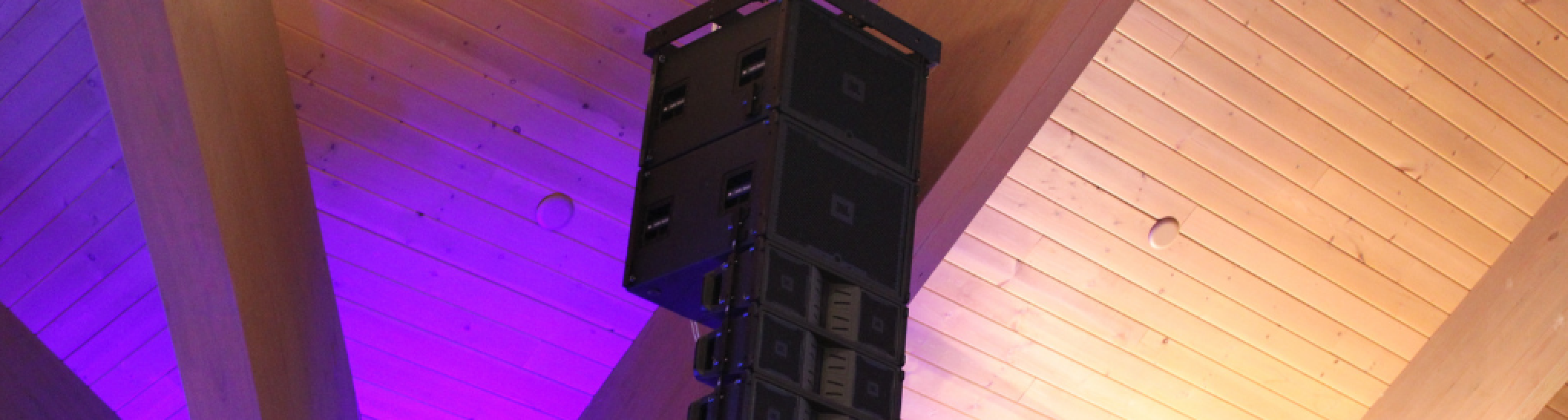 JBL Speaker at a corporate conference